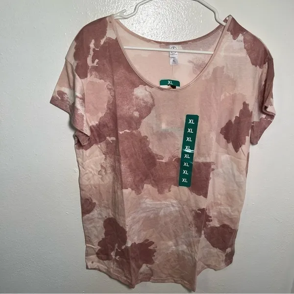 Alternative Women's Size XL Scoop Neck T-Shirt Short Sleeve Blush‎ Dreamstate - Image 3