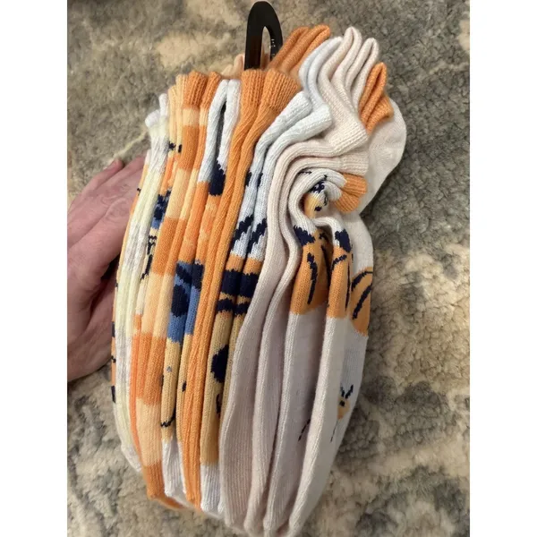 Disney Winnie The Pooh Halloween Themed Socks 9 Pairs Women's Sz 4-10 NWT - Image 6