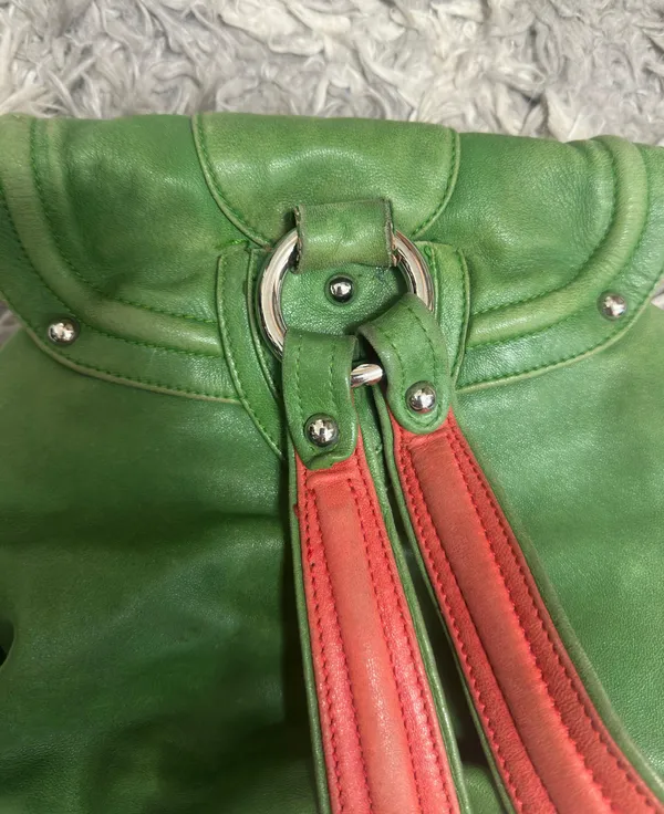Vintage Leather Mini Backpack - Image 12