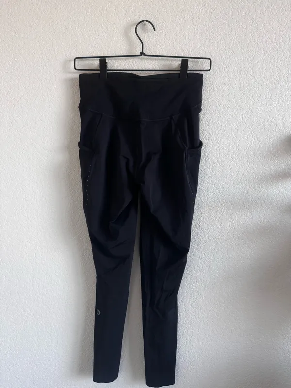 Lululemon Fast and Free HR Tight 25” *Pockets 6 Black - Image 4