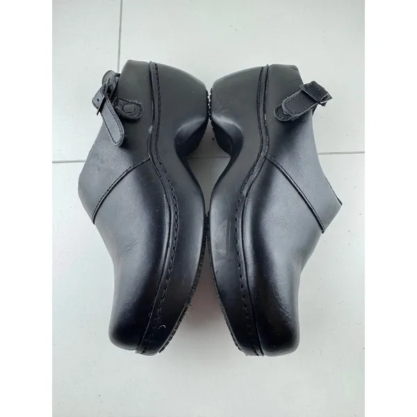 Spring Step Womens Black Leather Clog Shoes Comfort Arch Support‎ Size 9.5 Nurse - Image 6
