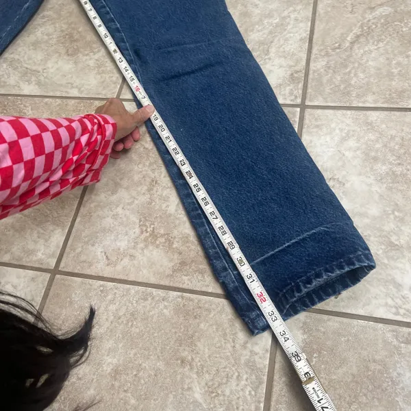 Rocky Mountain Clothing Co Vintage Western High Rise Studded Jeans 29/9 Blue USA - Image 11