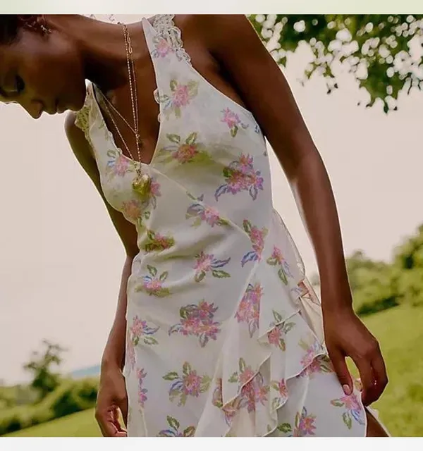 Free People NWOT Intimately Stop And Stare Sheer Maxi Dress - Image 3