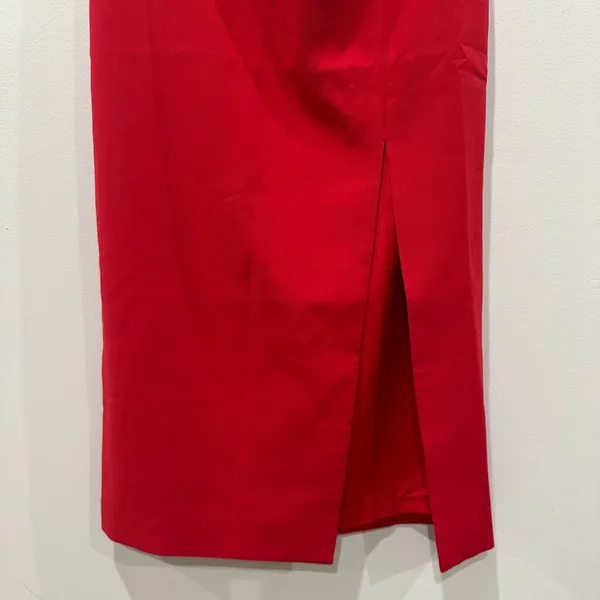 New! Likely Lorna Midi Dress‎ Scarlet Red Size 8 - Image 4