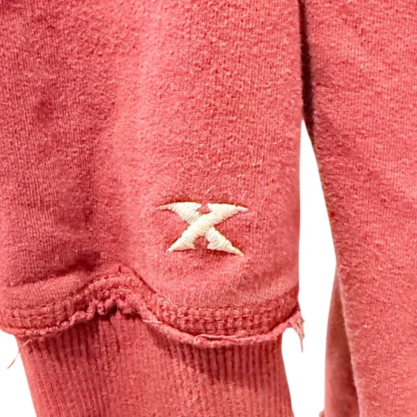 Pressbox Alabama 1831 Hoodie Red Distressed Zip Up Collegiate Womens 2XL - Image 3