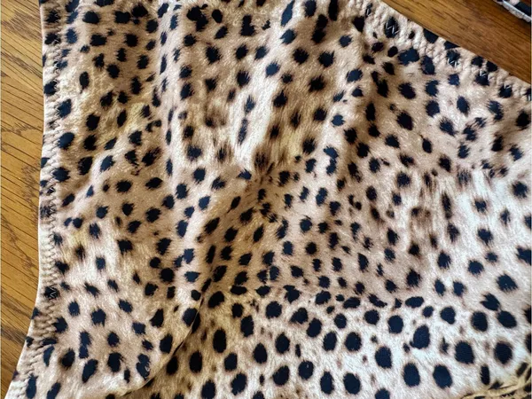 NEW Target Shade & Shore Animal cheetah Print Top 34C Animal Tie Bottom Cheeky S - Image 6