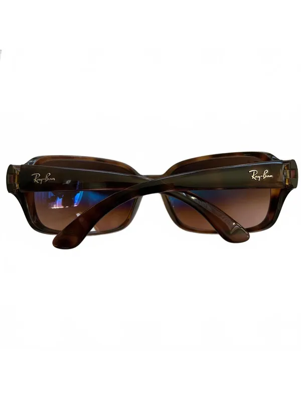 Ray Ban RB4068 Havana Tortoise Sunglasses Polarized Brown Polished Women's - Image 6