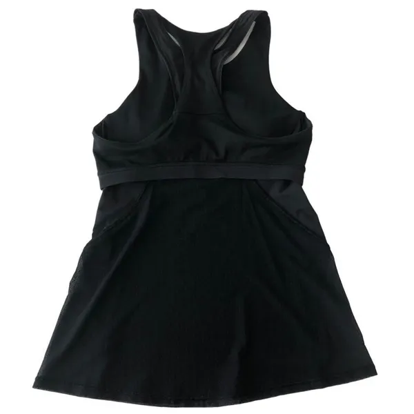 Size 6 Lululemon Body Con Tank Black with Mesh Back - Image 12