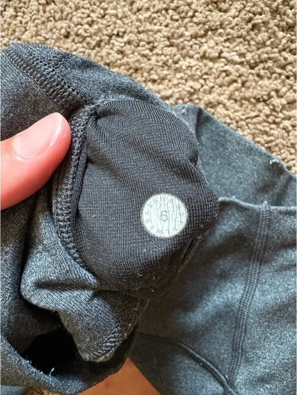 Lululemon Grey Flare Leggings - Image 4