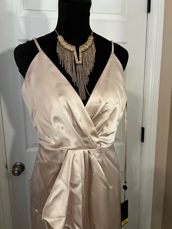 Gianni bini formal satin evening dress - Image 3