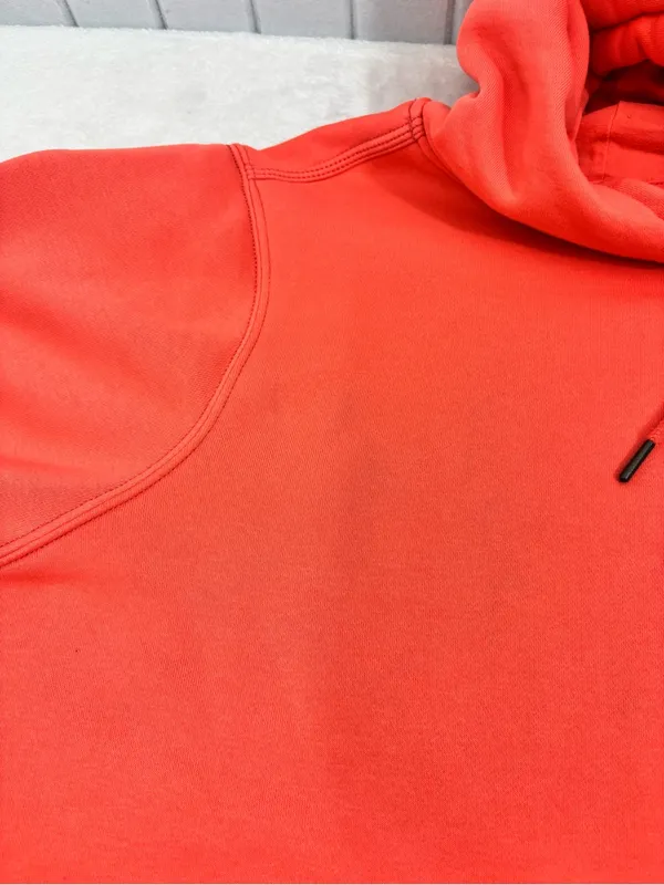 Carhartt Orange Coral Logo Hoodie Size XXL (20) - Image 7