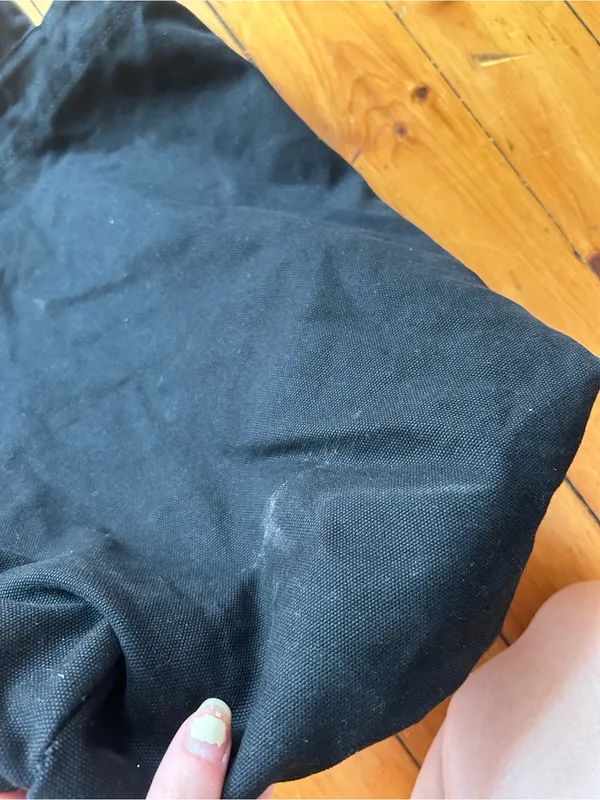 BAGGU Black Canvas Duck Bag - Image 4