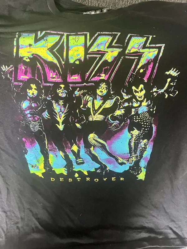 Kiss band Tshirt Black Size M - Image 2