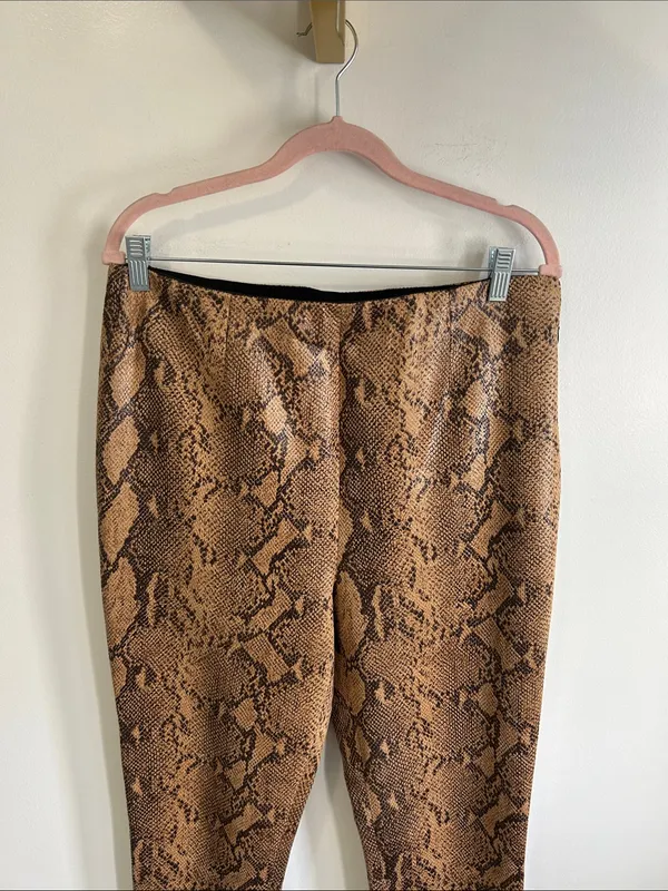 Zara Snake Print Leggings - Image 3