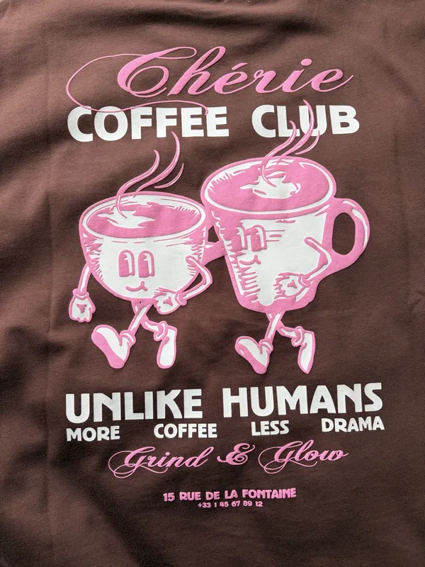 Unlike Humans Brown Graphic Tee - Image 7