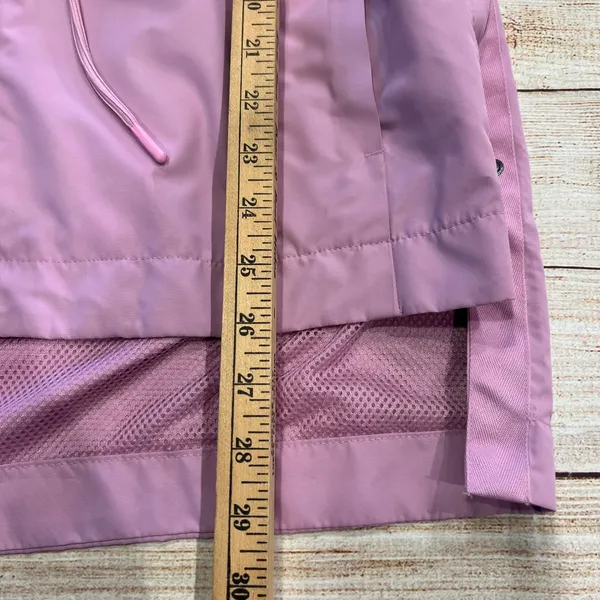 Champion C9 Womens Mauve Pink Hooded Windbreaker Jacket Mesh Hem Size‎ M R1701 - Image 7