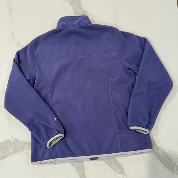 L.L. Bean Polartec Full Zip Fleece Jacket Women’s Small Purple Gorpcore Outdoors - Image 8