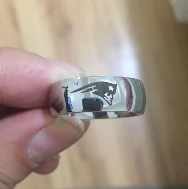 Silver Arc New England Patriots Ring - Image 4