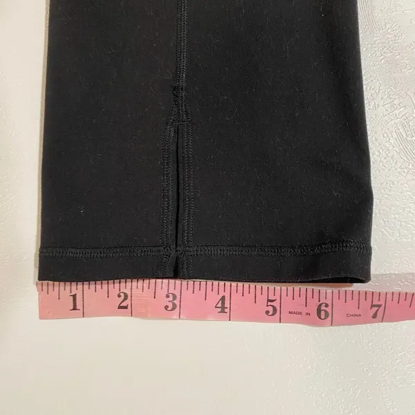 Aerie Offline The Hugger Legging High Rise Black Flare Yoga Pants Size L - Image 9
