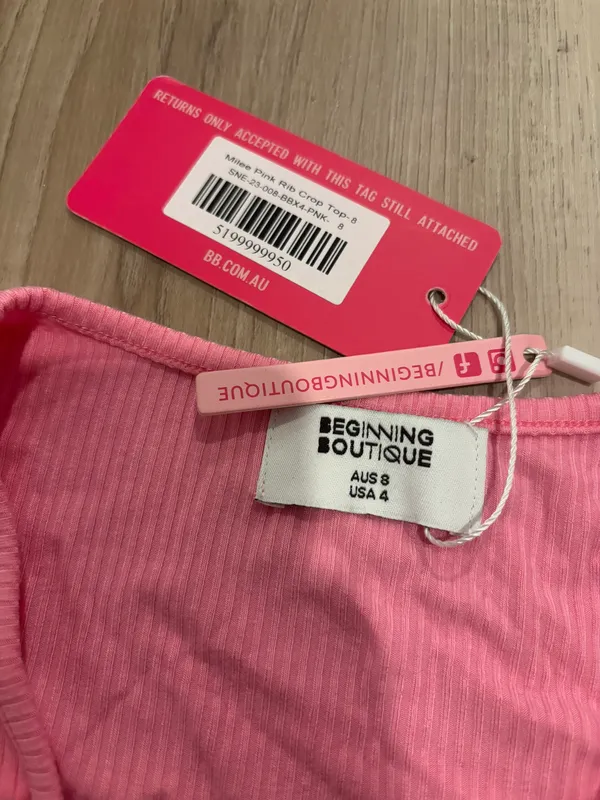 Beginning Boutique Pink top - Image 2