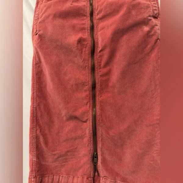 Free People I Want It All Cord Midi Skirt Poppy size 26 - Image 3