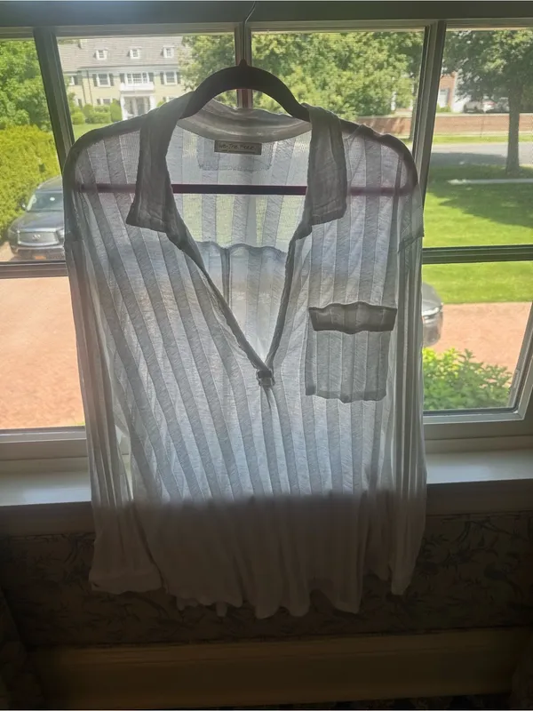 We The Free size Large loose open knit top lightweight breathable $145 - Image 2