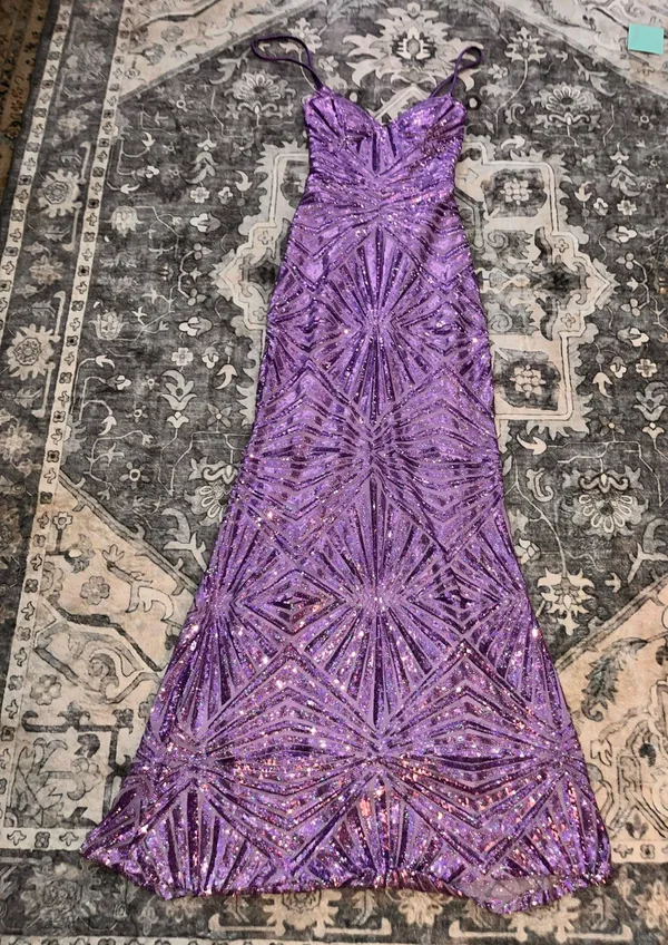 City Triangles Purple Prom Dress - Image 6