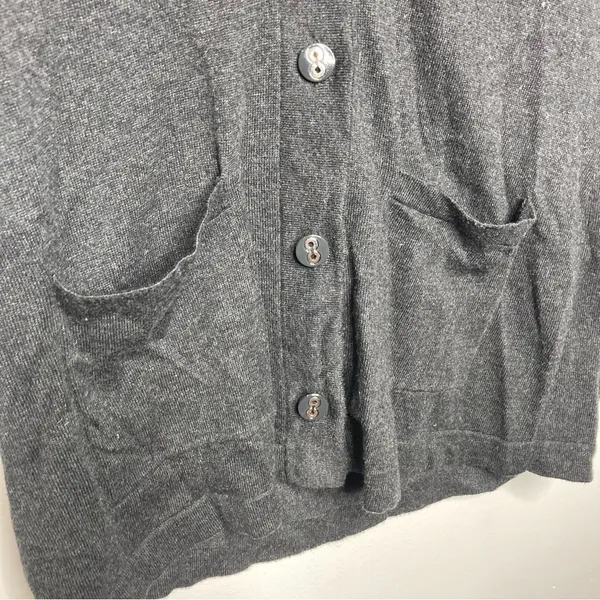 Ann Taylor Loft‎ sweater vest charcoal size small - Image 2