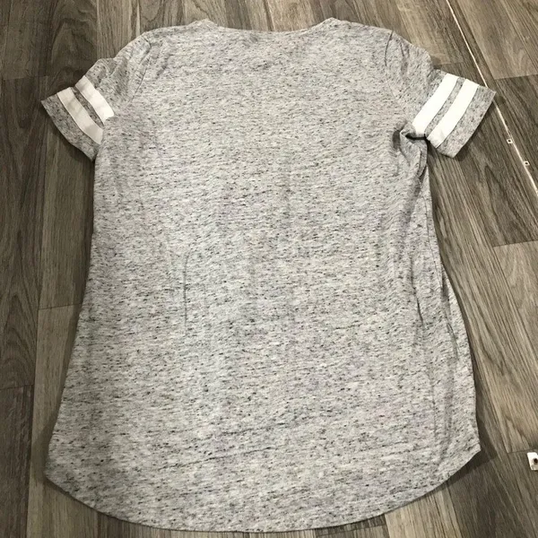 Victoria’s Secret PINK Grey T-Shirt; size small women’s - Image 8