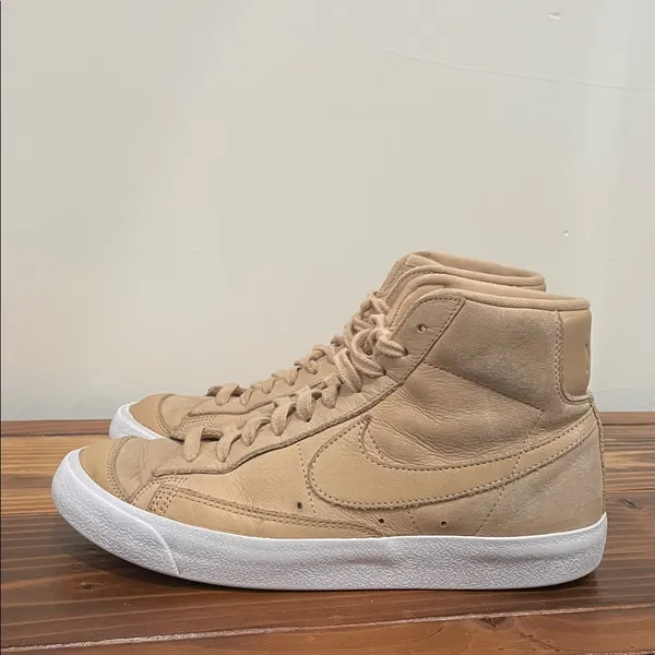 Nike Women's Blazer Mid Premium Sneakers ‘Vachetta Tan' DQ7572-200 Size 9 - Image 10