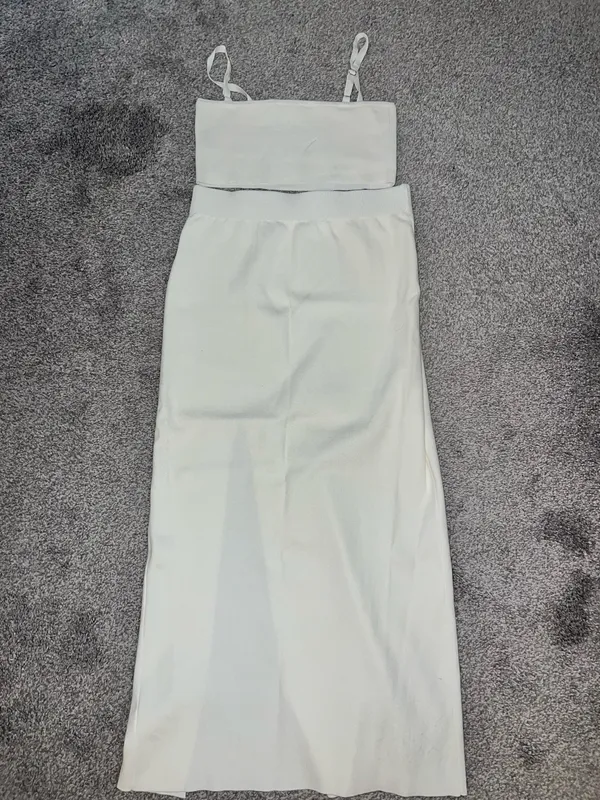 White Two Piece Set - Image 3