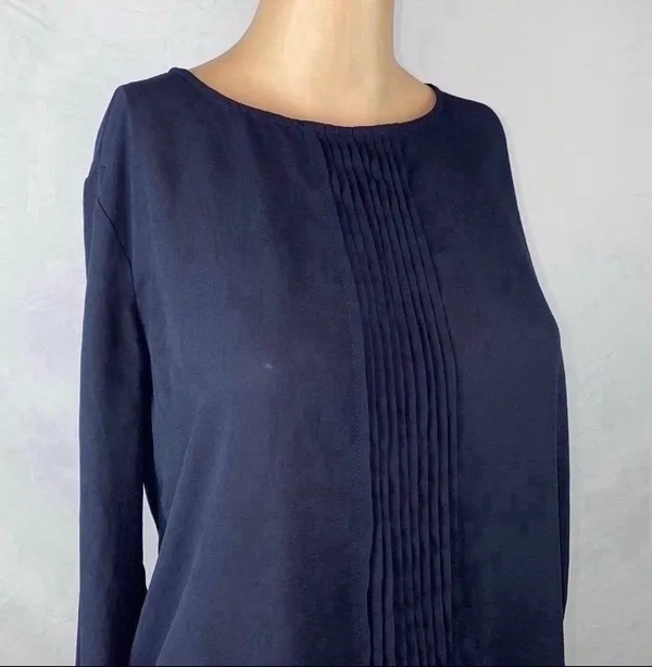 Long Sleeve Blouse Blue - Image 8