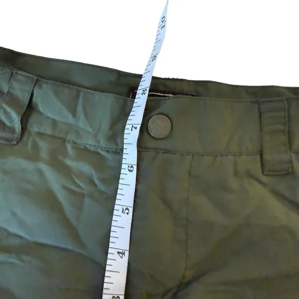 REI Mid Rise Convertible Army Green Cargo Hiking Shorts Nylon UPF 50+ Women's SM - Image 7