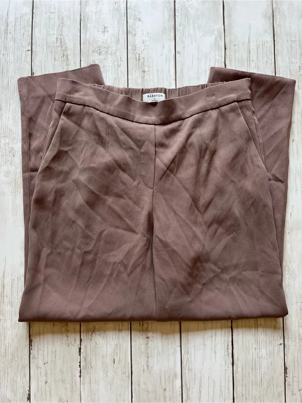 ARITZIA BABATON Cohen Pant in Blush Camel Size 6 SBC1-6324-47 - Image 7