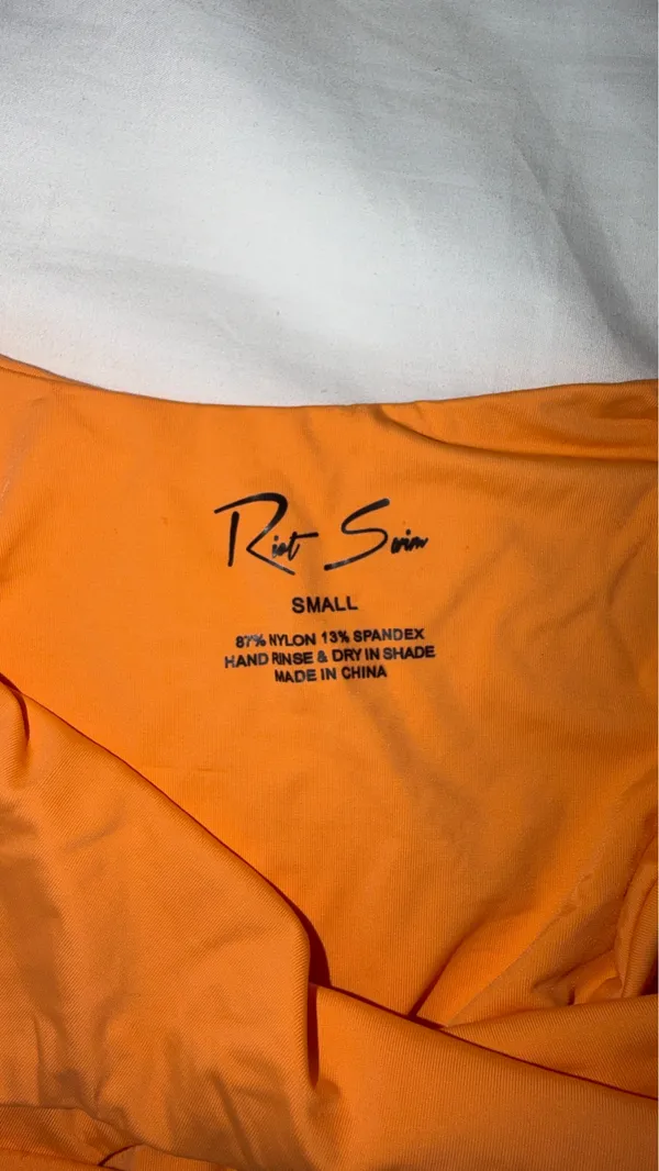 Riot Swim One-Piece Orange - Image 3