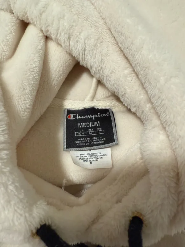 Champion White Hoodie Women’s - Image 4