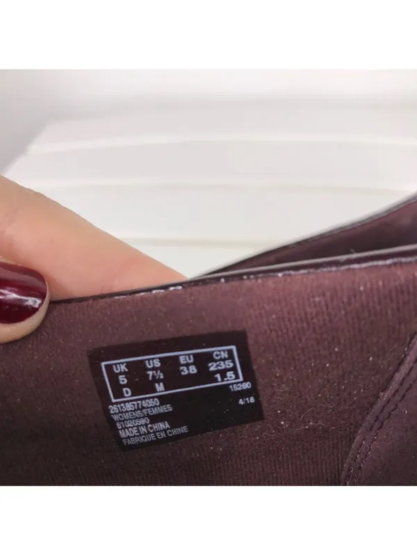 Clarks Collection Ashland Bubble Burgundy Patent Leather Loafers 7.5 - Image 6