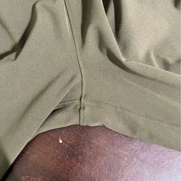 Lululemon On The Fly Crop 23 Dark Olive Luxtreme Travel Pants Size 6 - Image 13