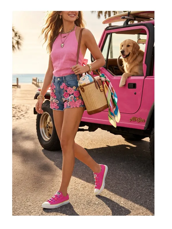 HTF: Converse™️ ✪ Chuck Taylor All Star Sneaker ✪ Fuchsia Pink ✪ No Lace Slip On - Image 14