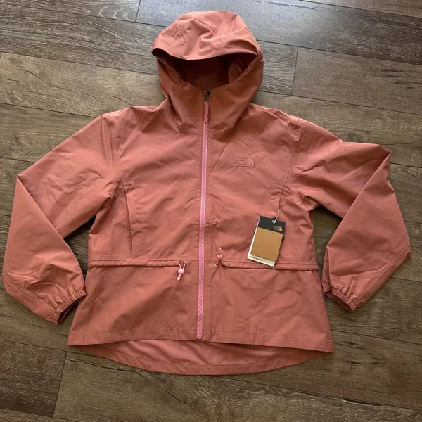 The North Face women's Daybreak Rain Jacket in light mahogany NF0A86NZNXQ - Image 3