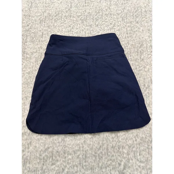 Lady Hagen‎ Womens XS Dark Navy 17 Inch Tummy Control Pull On Skort WGH17430 NWT - Image 4