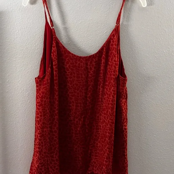 A New Day Women‎ Red/Orange Cami Top Blouse Size Small. - Image 8
