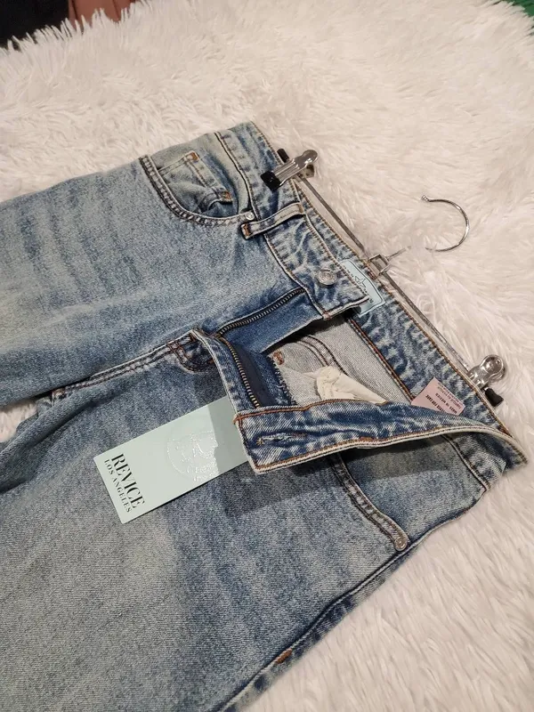 Revice NEW TLC Ocean Ave Low Rise Baggy Jeans in Blue Size 27 - Image 7