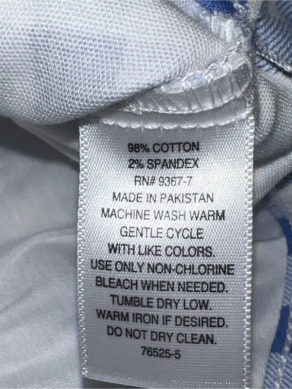 St John’s Bay white and blue gingham Bermuda shorts. Nwt - Image 10