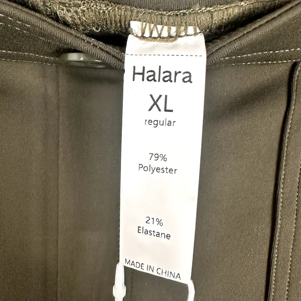 Halara Flare Pullon Dark Green 4 Way Stretch Trousers XL NWT Athleisure Travel - Image 2