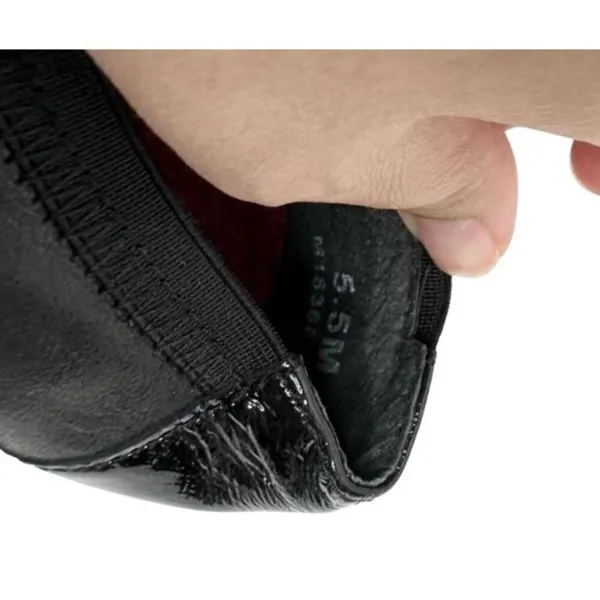 Munro‎ Flats Size 5.5 Black Metallic Ivy Ballet Slip On Casual Shoes - Image 6