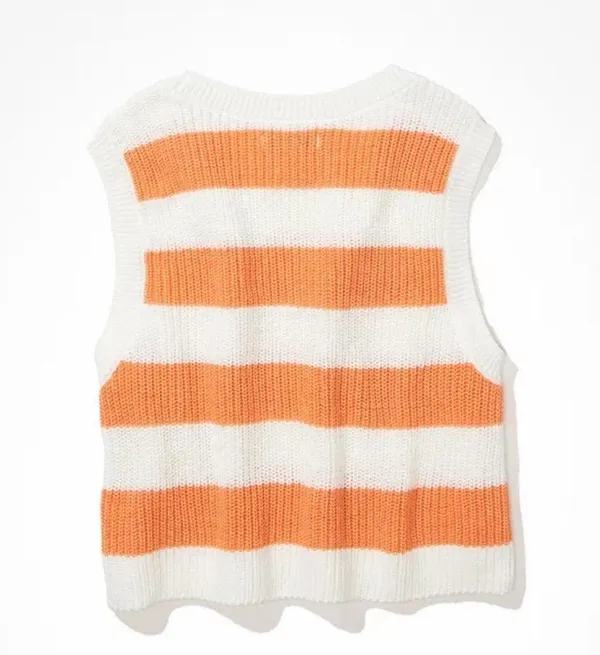 AE Striped Sweater Tank Top XS - Image 4