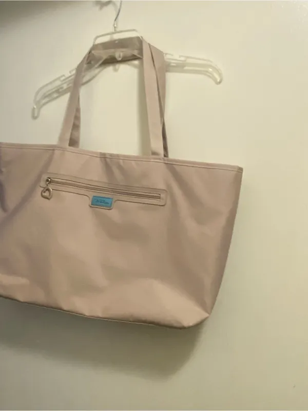 Bella Russo Beige Tote Bag Purse Beige Faux Leather 22”W x 12”H x 4” Deep Feet - Image 12