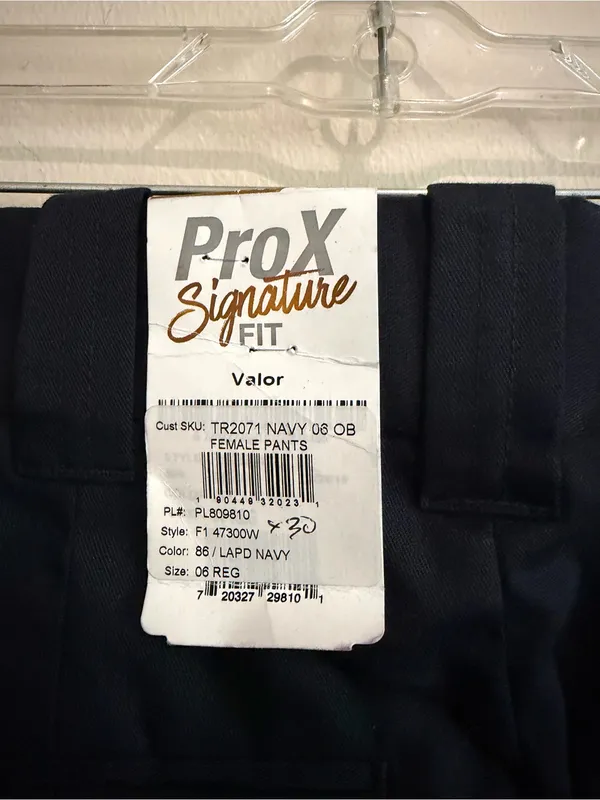 NWT Flying Cross Uniform Pants LAPD Navy Pro X Signature Fit Valor Women’s Sz 6 - Image 7