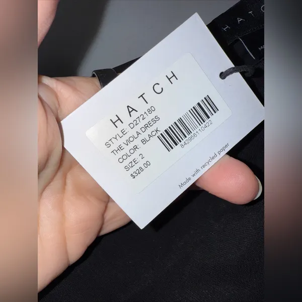 NWT Hatch‎ Black Viola Dress Size 2 - Image 4